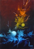 Couleurs d'espace - Abstrait - Petits formats