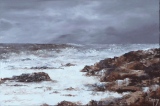 Sale temps sur les cailloux - Paysages 2 - petits formats