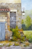 Le vieil escalier à Salles-la-Source - Paysages 2 - petits formats