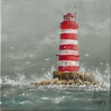 Le phare rouge - Paysages 2 - petits formats